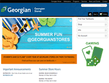 Tablet Screenshot of georgianstores.com